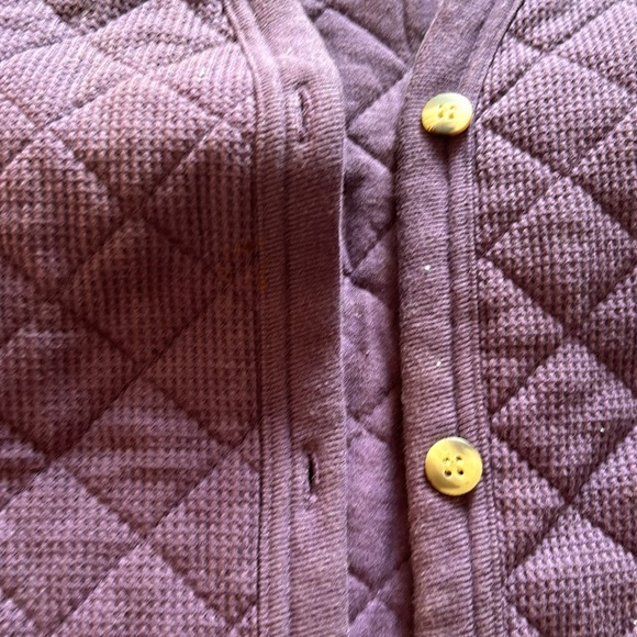 Vintage ll bean Purple Quilted Vest - Picture 3 of 4